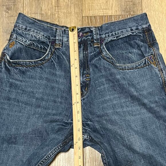 Vtg 90s Y2K Rocawear Baggy Jeans 34x32 Logo Embroidered Big Pockets Goth Skater - Picture 10 of 11